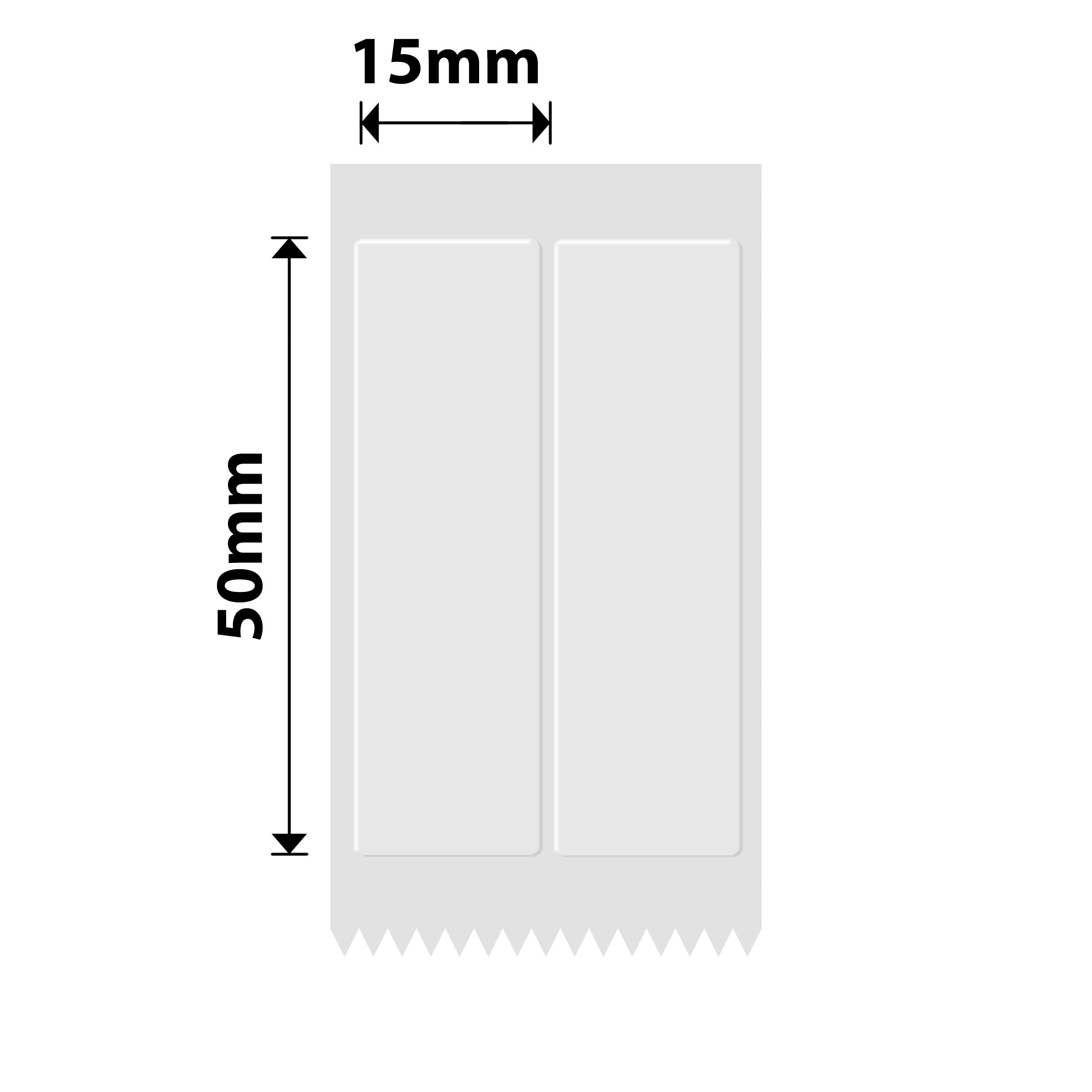 NB687 - NIIMBOT - B1 / B21 / B3S / B4 - 15X50/2L - 210 TRANSPARENT ANTI-COUNTERFEITING LABELS