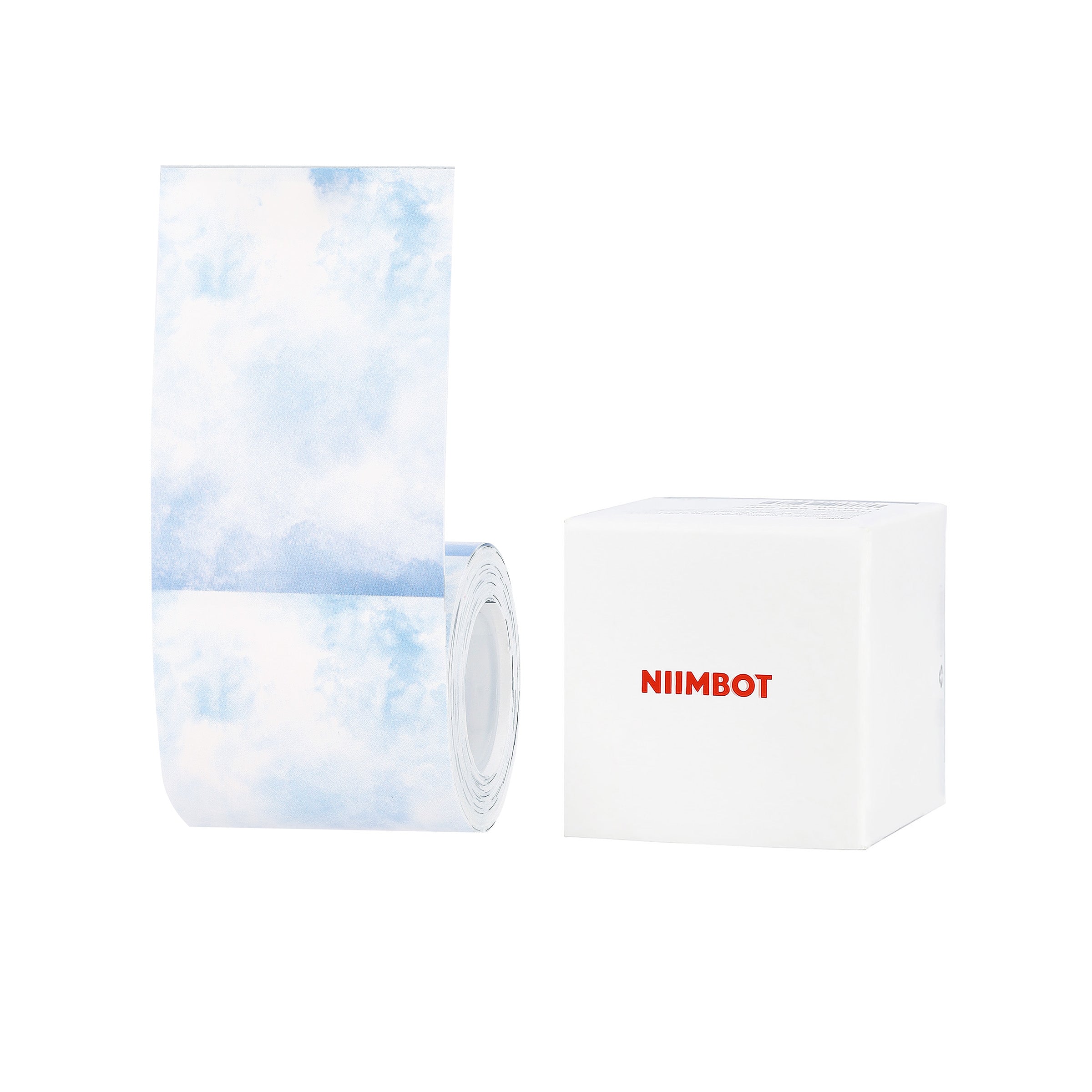 NB689 - NIIMBOT - B1 / B21 / B3S / B4 - 50X70MM - 115 BLUE TEXT STATIONARY PATTERN LABELS