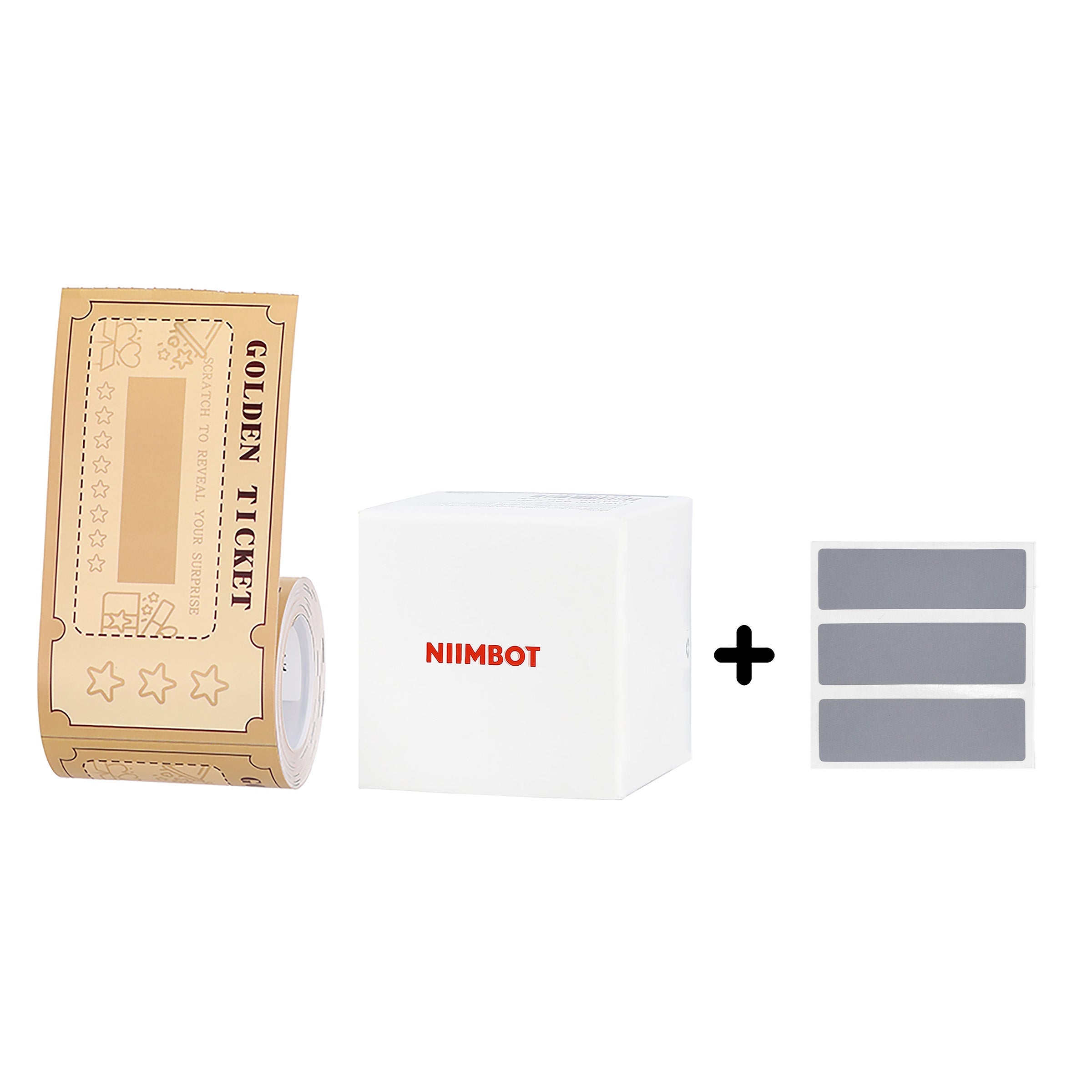 NB692 - NIIMBOT - B1 / B21 / B3S / B4 - 53X100MM - 70 GOLD SCRATCH CARDS LABELS