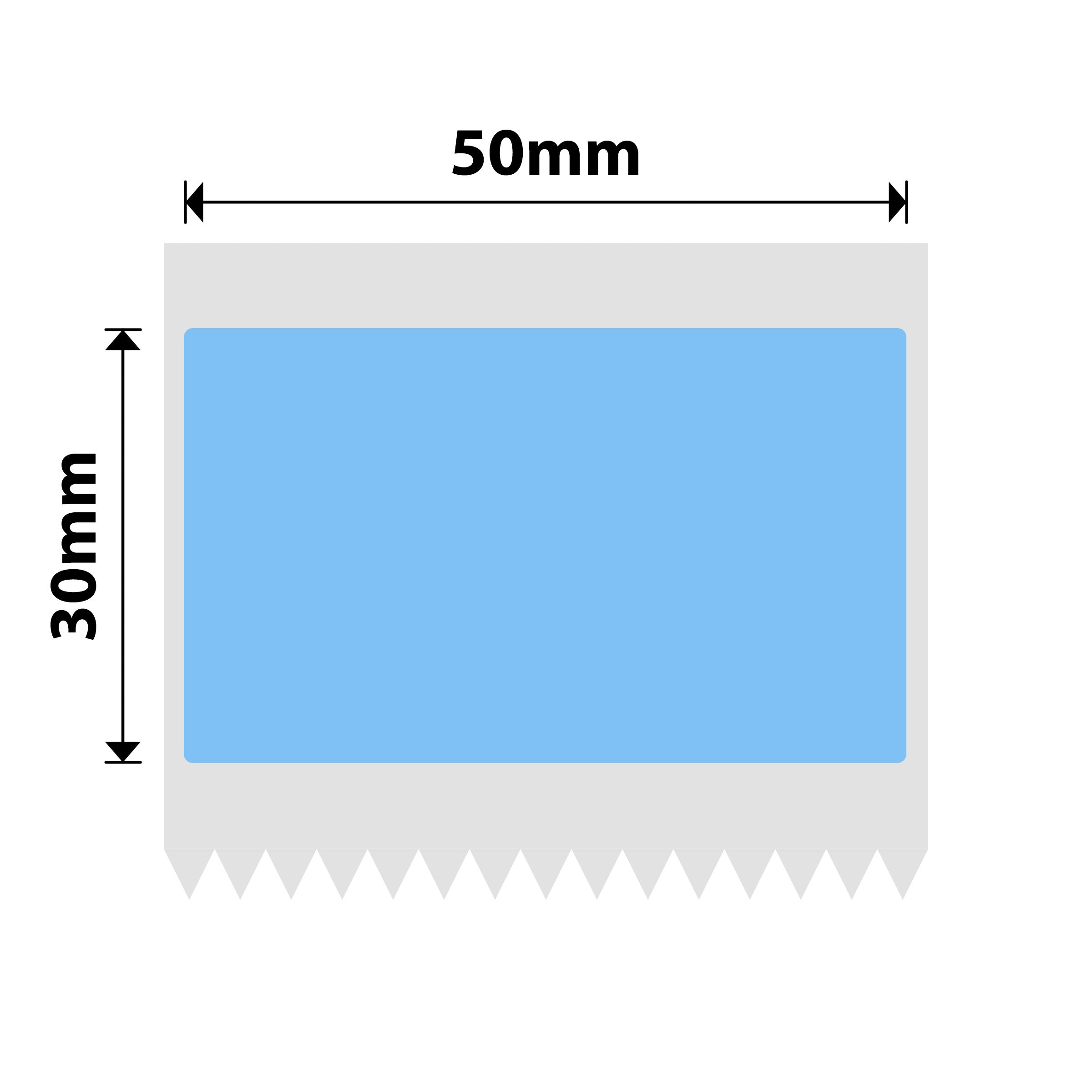 NB703 - NIIMBOT - B1 / B21 / B3S / B4 - 50X30MM - 230 BLUE LABELS