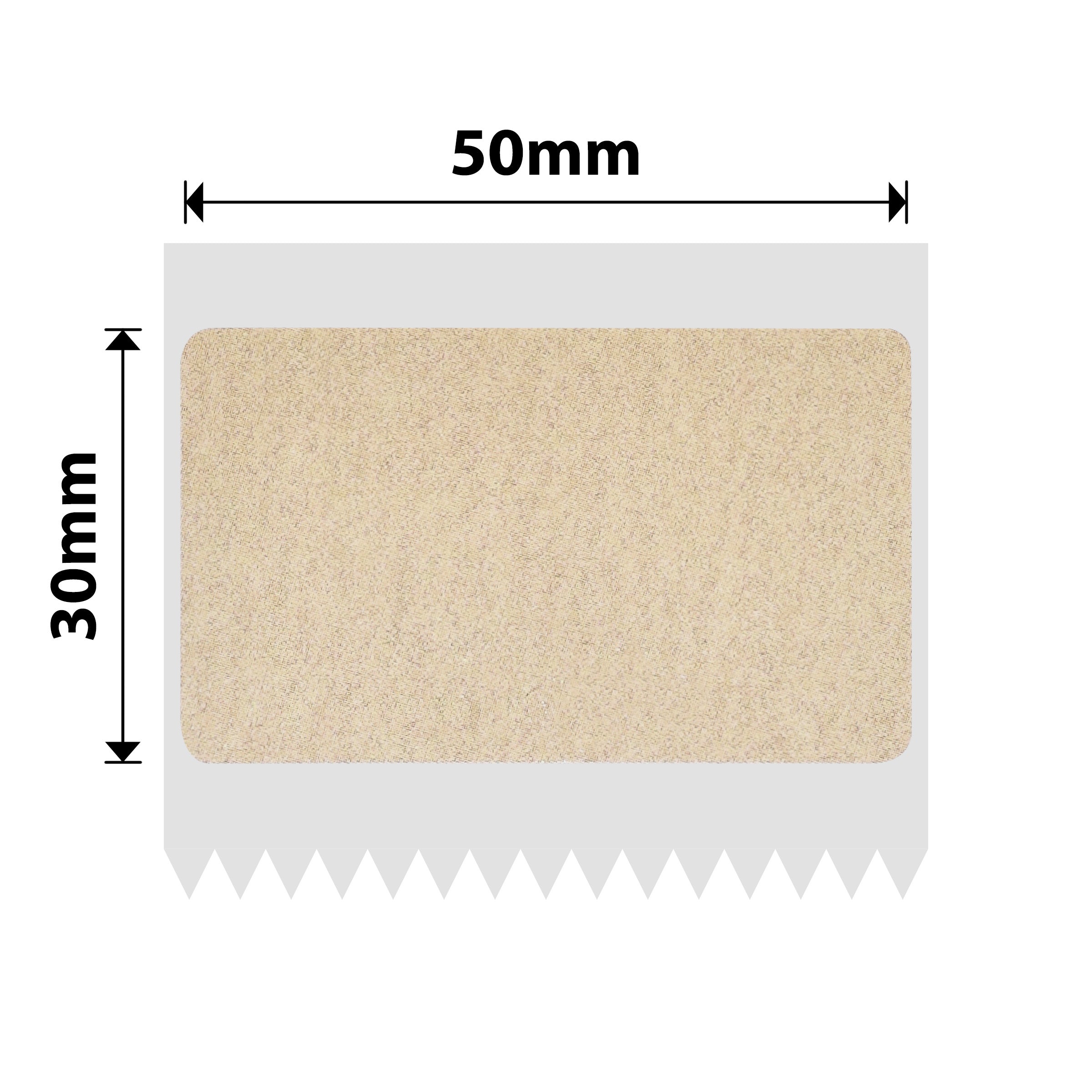 NB728 - NIIMBOT - B1 / B21 / B3S / B4 - 50X30MM - 230 KRAFT LABELS