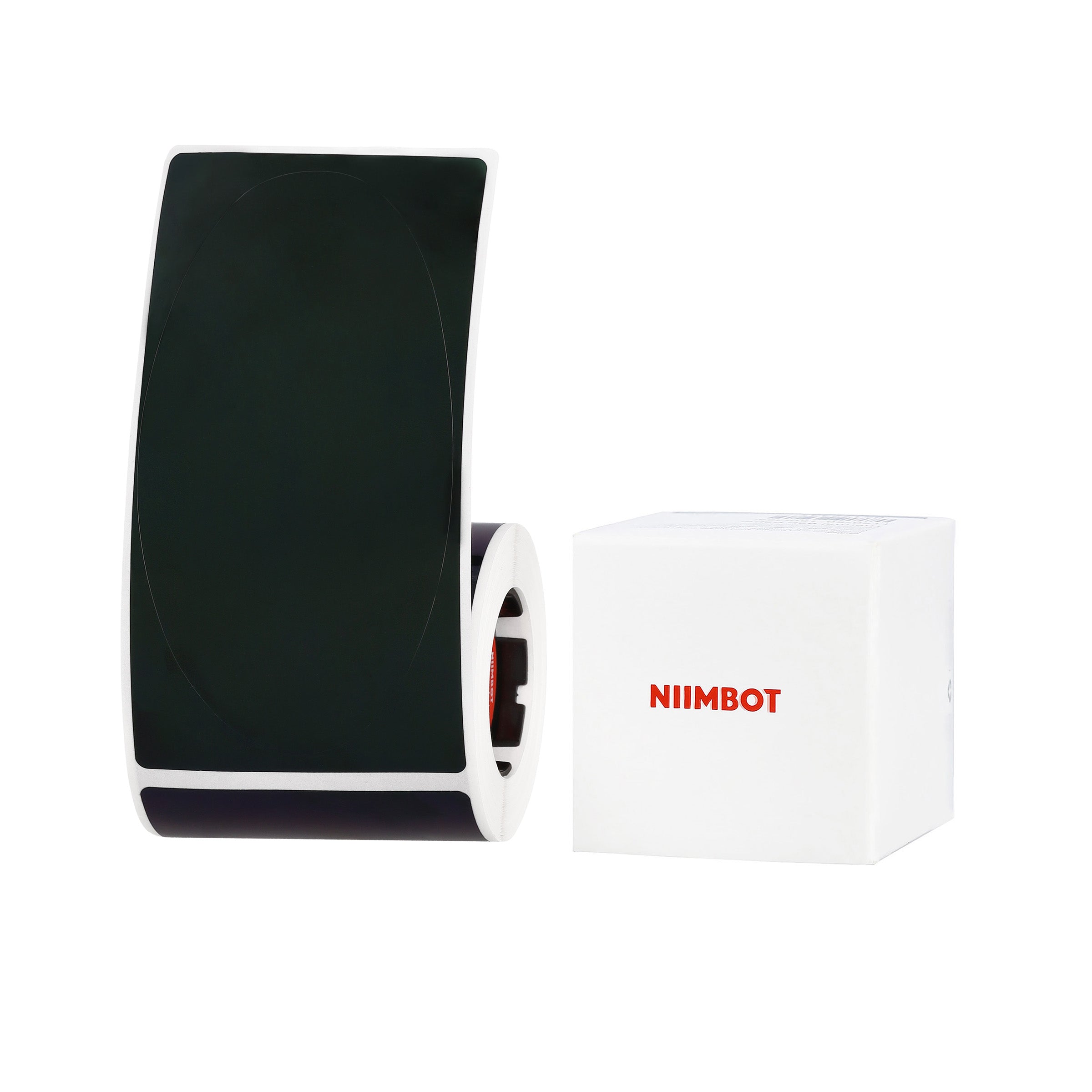 NB763 - NIIMBOT - M2 / M3 - 50X90MM - 85 BLACK OVAL LABELS