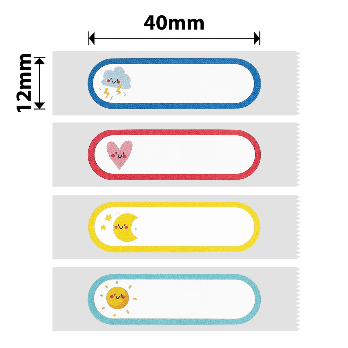 NIIMBOT-N1-12x40mm-Motifs de dessins animés B-155 étiquettes