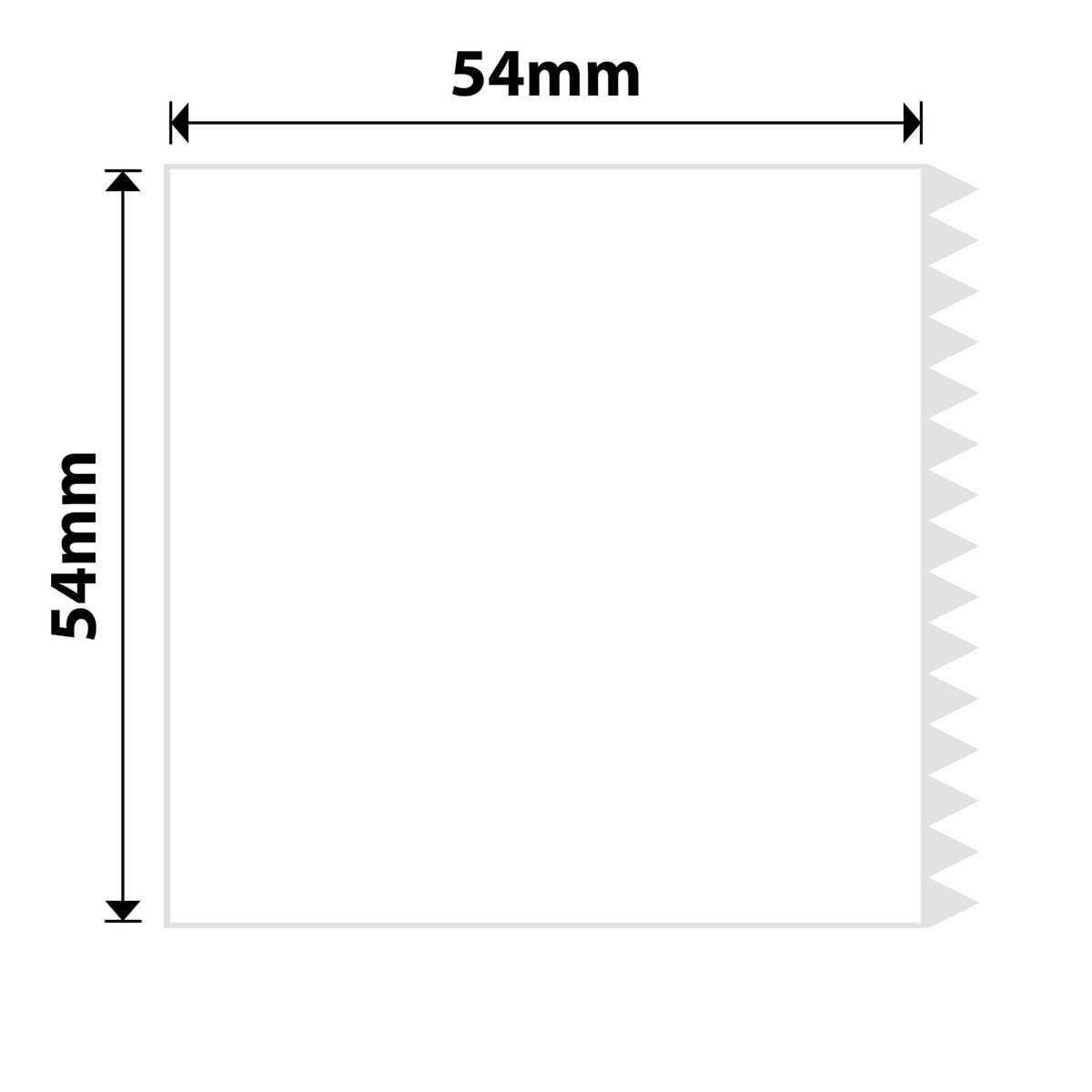 NIIMBOT - B Pro Range - 54x54mm - White Greyscale - Photo Paper - 150 Labels
