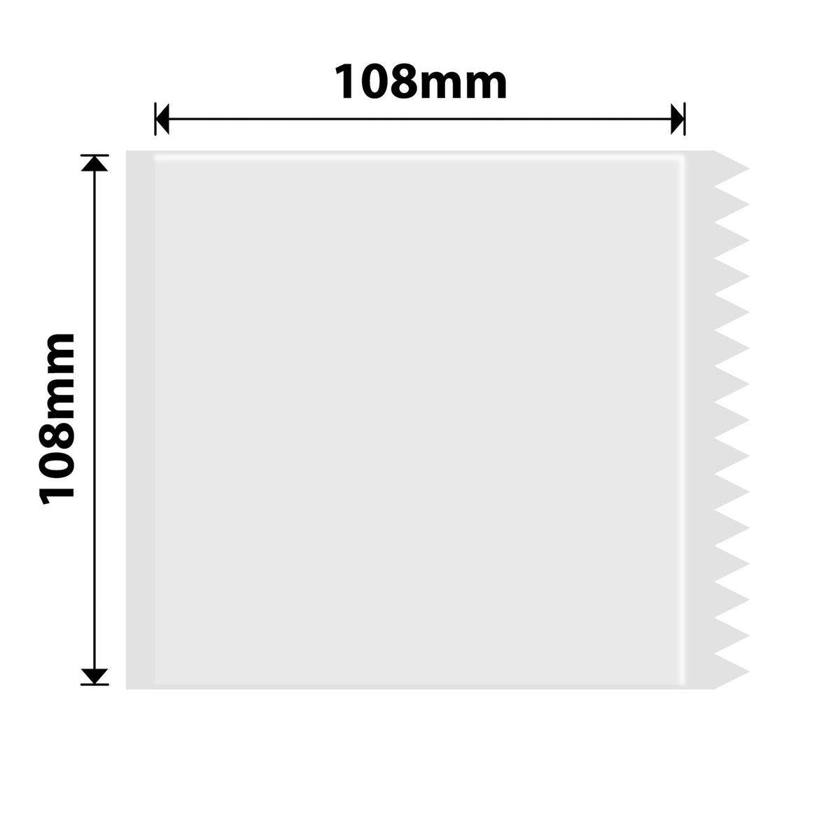 NIIMBOT - B4 Only - 108x108mm - Transparent - 70 Labels