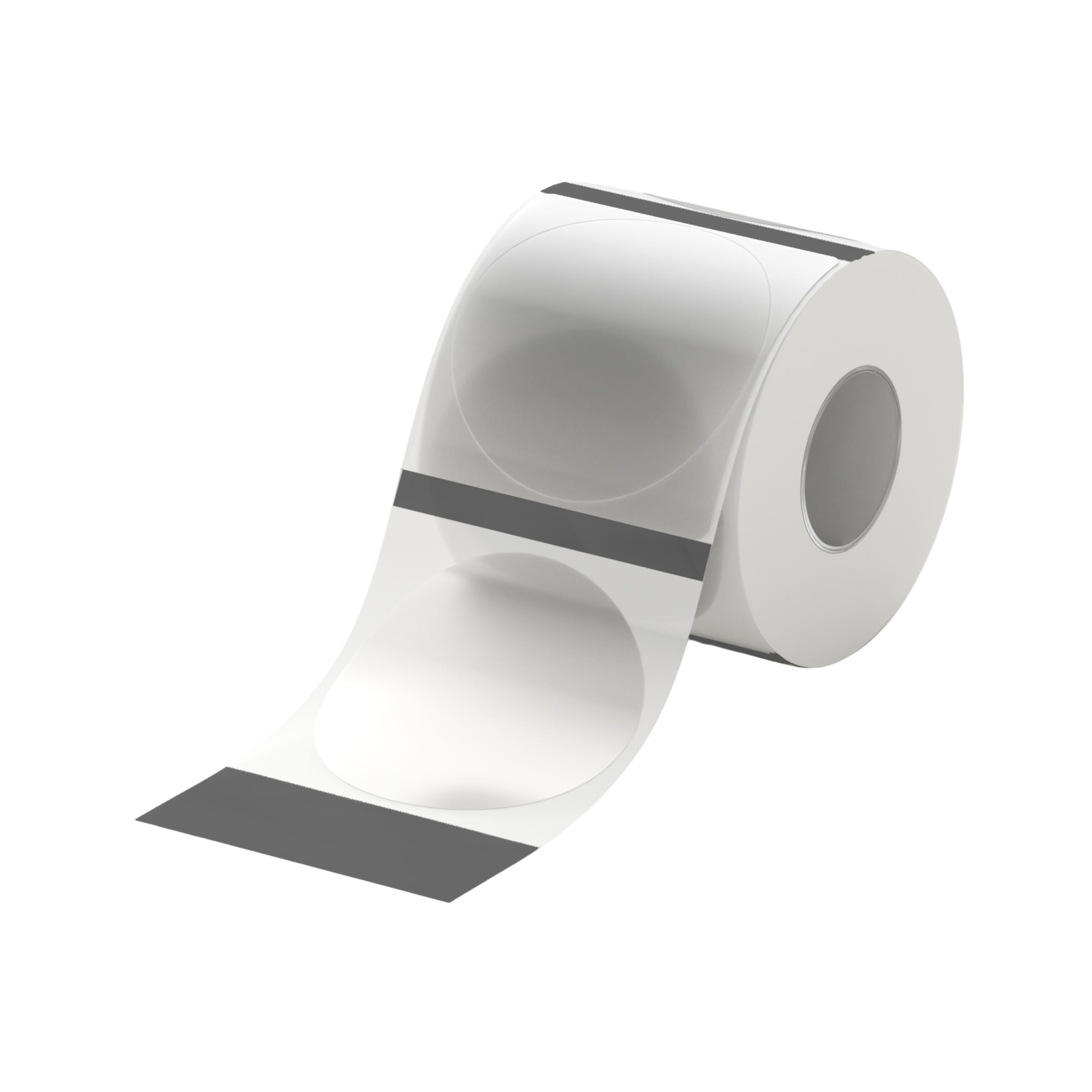 NB850 - NIIMBOT - M2_H / M3 - 50X50MM - 140 TRANSPARENT ROUND THERMAL TRANSFER LABELS