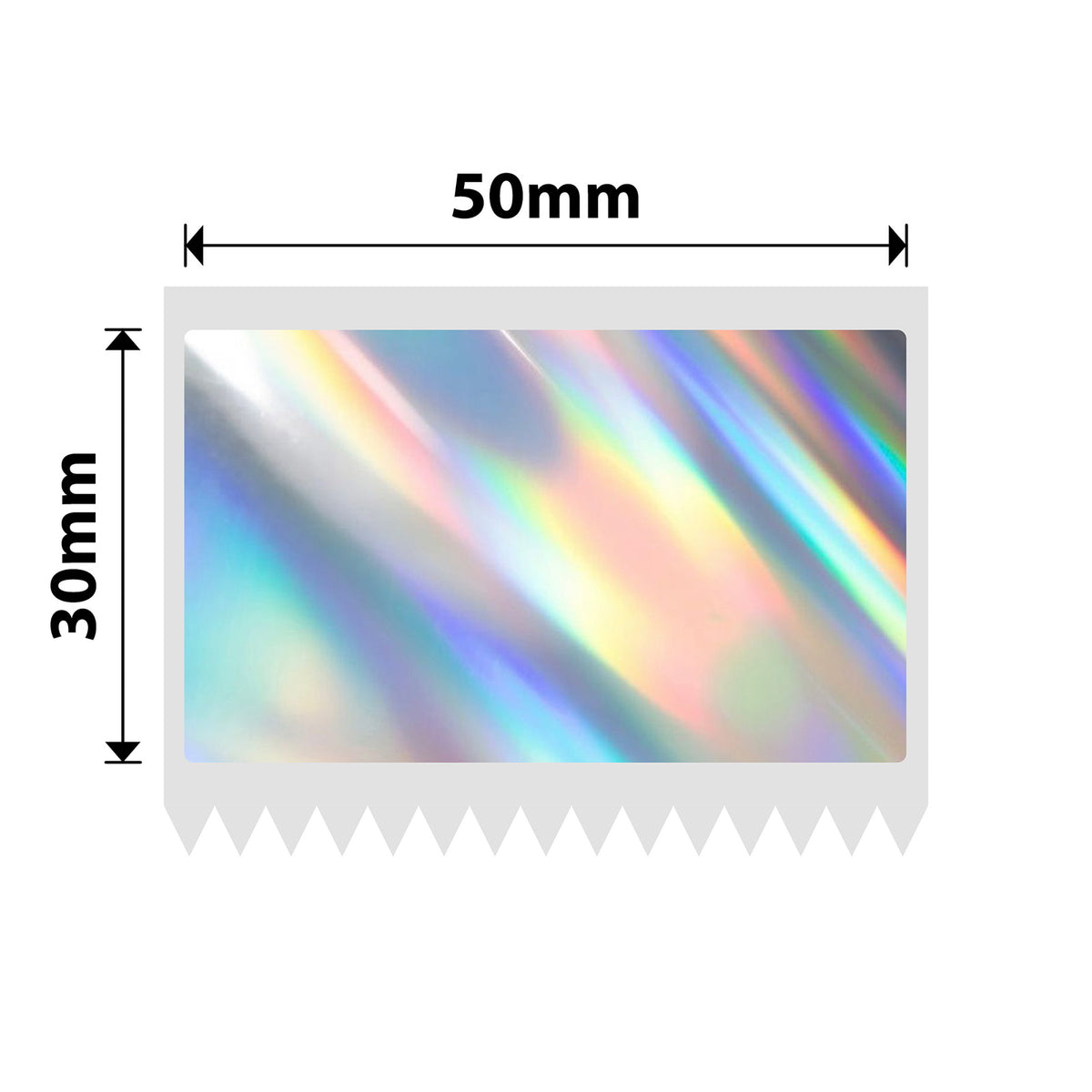 NIIMBOT-M Gamme-50 x 30 mm-Laser holographique argenté-240 étiquettes