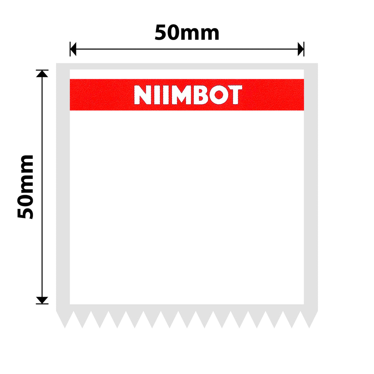 NIIMBOT - K Range - 50x50mm - NIIMBOT Logo - 600 Labels