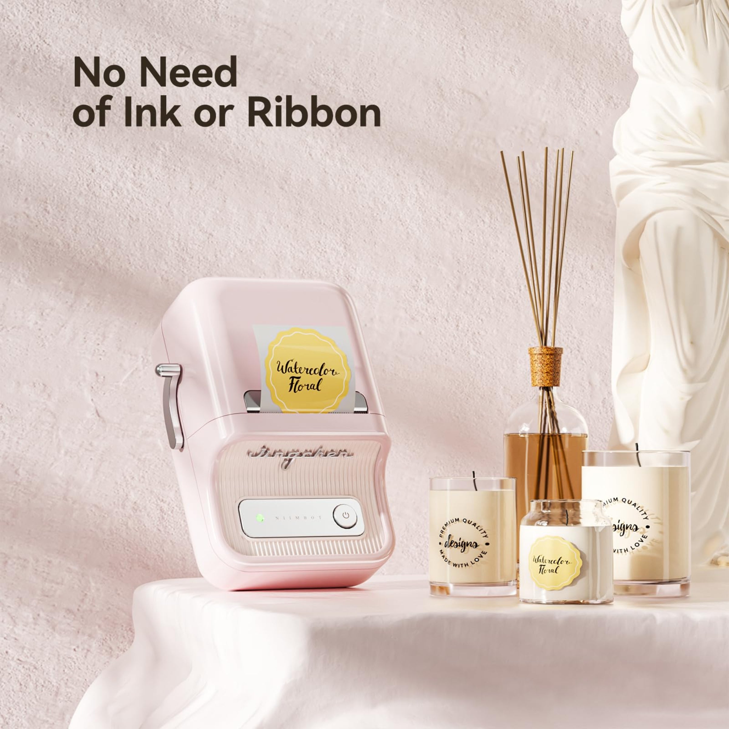 NB109 - NIIMBOT - B21S - PORTABLE THERMAL LABEL BLUETOOTH PRINTER INCL FREE LABEL (50X30MM)