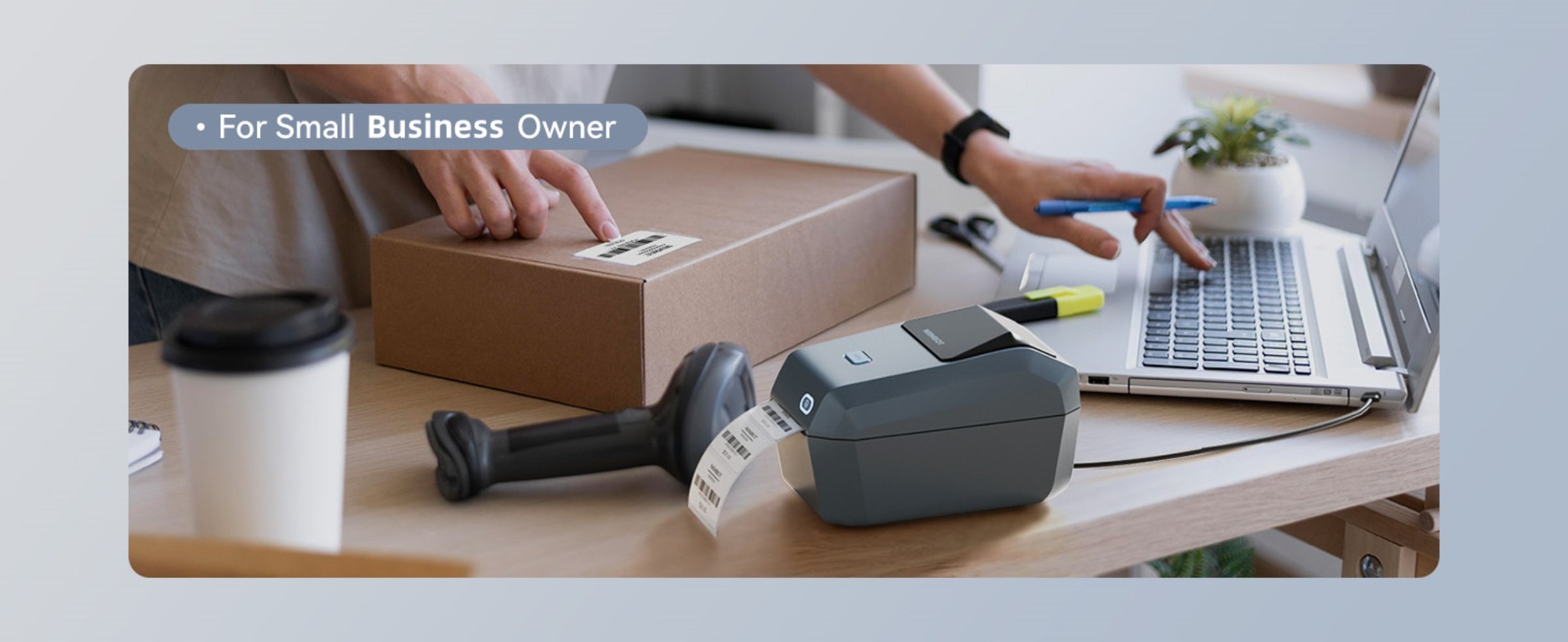 NB605 - NIIMBOT - K3 - THERMAL BUSINESS BLUETOOTH LABEL PRINTER - INCL 50X30MM LABEL ROLL WITH 900 LABELS