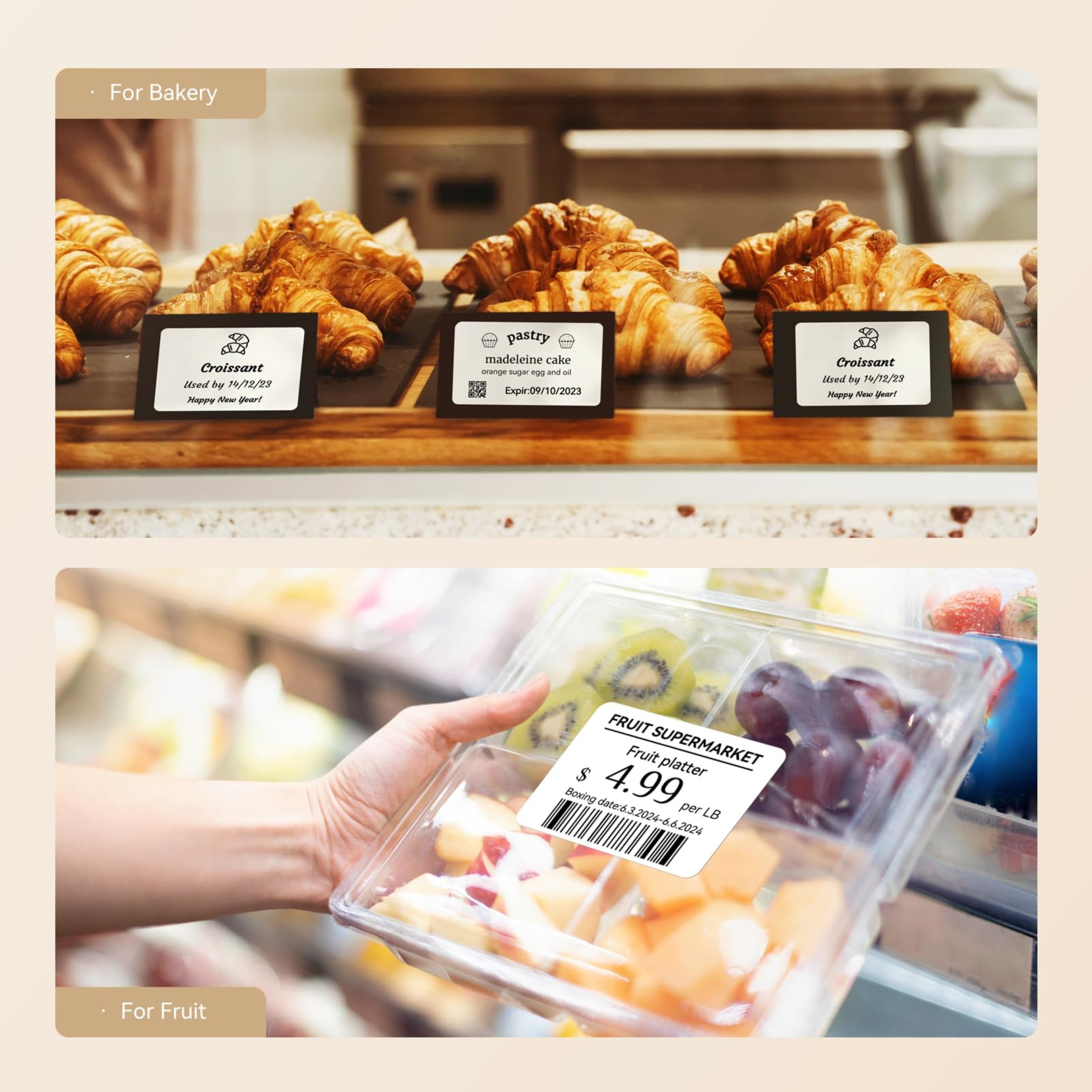 NB605 - NIIMBOT - K3 - THERMAL BUSINESS BLUETOOTH LABEL PRINTER - INCL 50X30MM LABEL ROLL WITH 900 LABELS