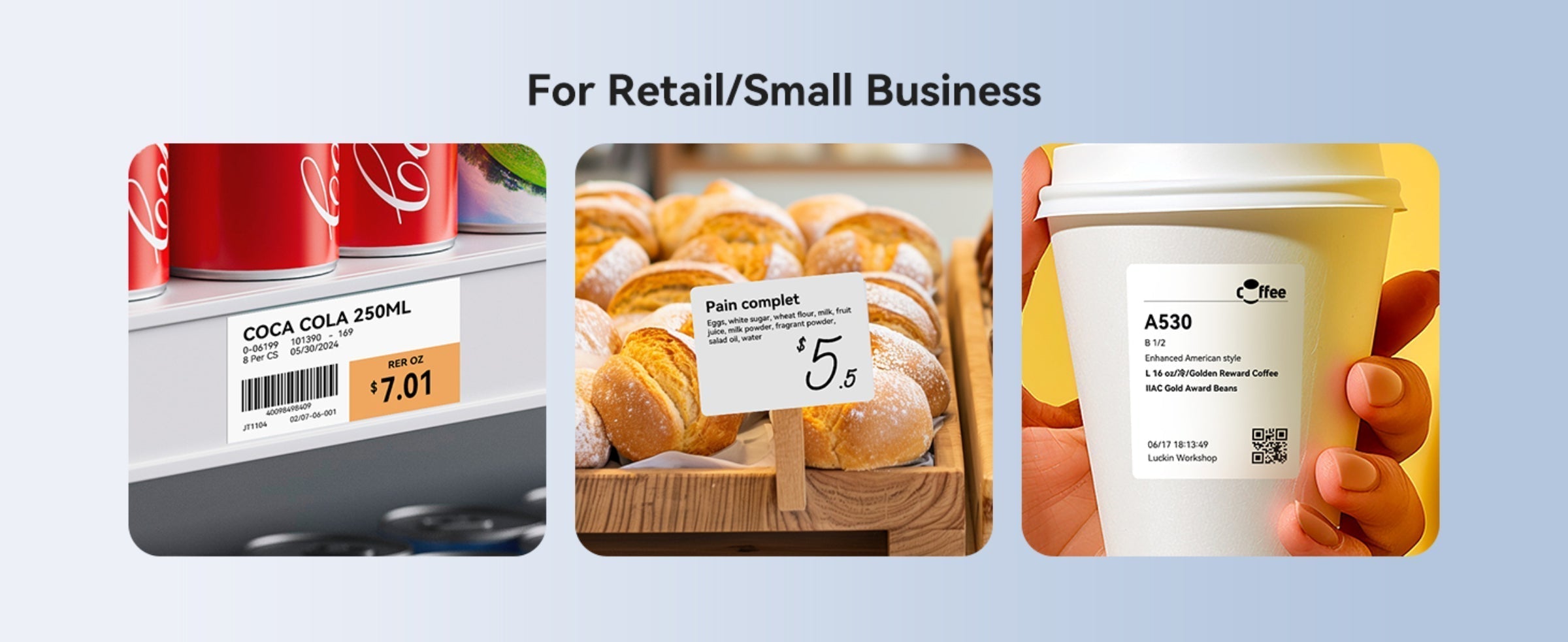 NB589 - NIIMBOT - M2_H - 300DPI THERMAL TRANSFER BLUETOOTH LABEL PRINTER - INCL BLACK RIBBON CARTRIDGE & WHITE 50X30MM LABEL - WHITE