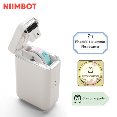 NB121 - NIIMBOT - D101 ONLY - PORTABLE LABEL BLUETOOTH PRINTER INCL FREE LABEL ROLL (12X40MM)