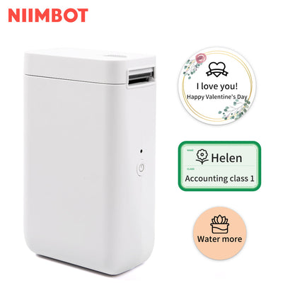 NB121 - NIIMBOT - D101 ONLY - PORTABLE LABEL BLUETOOTH PRINTER INCL FREE LABEL ROLL (12X40MM)