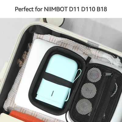 NB518 - NIIMBOT - D11 / D110 / N1 - STORAGE CASE FOR PRINTER & LABELS - BLACK
