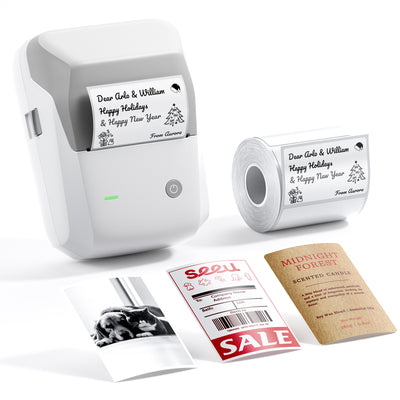 NB806 - NIIMBOT - B1_PRO - 300DPI - PORTABLE THERMAL LABEL PRINTER INCL FREE LABEL