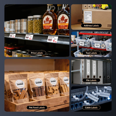 NB806 - NIIMBOT - B1_PRO - 300DPI - PORTABLE THERMAL LABEL PRINTER INCL FREE LABEL