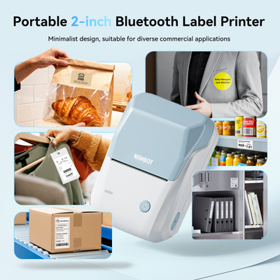 NB493 - NIIMBOT - B1 - PORTABLE THERMAL LABEL BLUETOOTH PRINTER INCL FREE WHITE LABEL (50X30MM)