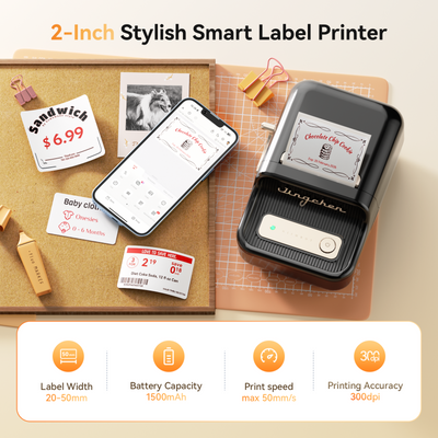 NB607 - NIIMBOT - B21_PRO - 300DPI - PORTABLE THERMAL LABEL BLUETOOTH PRINTER
