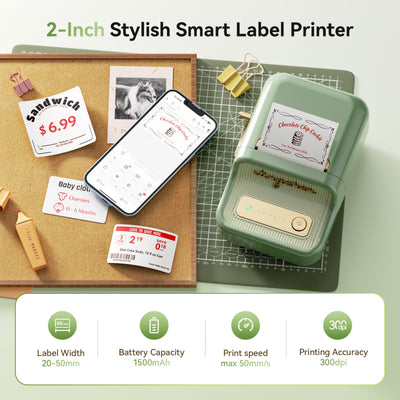 NB607 - NIIMBOT - B21_PRO - 300DPI - PORTABLE THERMAL LABEL BLUETOOTH PRINTER
