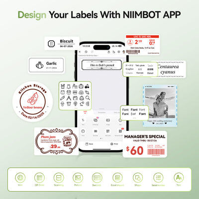 NB607 - NIIMBOT - B21_PRO - 300DPI - PORTABLE THERMAL LABEL BLUETOOTH PRINTER