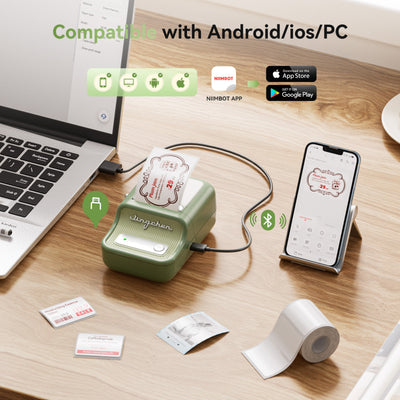 NB607 - NIIMBOT - B21_PRO - 300DPI - PORTABLE THERMAL LABEL BLUETOOTH PRINTER