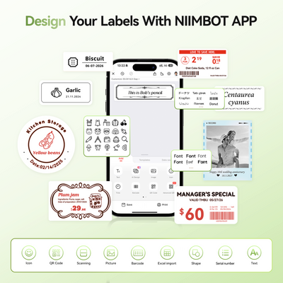 NB607 - NIIMBOT - B21_PRO - 300DPI - PORTABLE THERMAL LABEL BLUETOOTH PRINTER