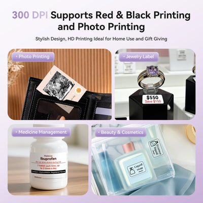 NB607 - NIIMBOT - B21_PRO - 300DPI - PORTABLE THERMAL LABEL BLUETOOTH PRINTER