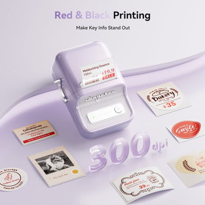 NB607 - NIIMBOT - B21_PRO - 300DPI - PORTABLE THERMAL LABEL BLUETOOTH PRINTER