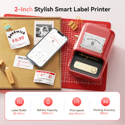 NB607 - NIIMBOT - B21_PRO - 300DPI - PORTABLE THERMAL LABEL BLUETOOTH PRINTER