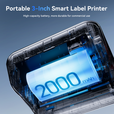 NB119 - NIIMBOT - B3S_PRO - PORTABLE THERMAL LABEL BLUETOOTH PRINTER INCL FREE LABEL (70X40MM)