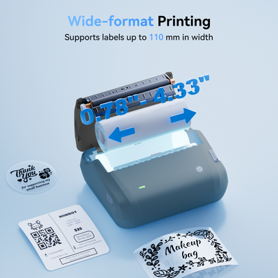 NB609 - NIIMBOT - B4 - BLUETOOTH PORTABLE SHIPPING THERMAL LABEL PRINTER WITH FREE ROLL