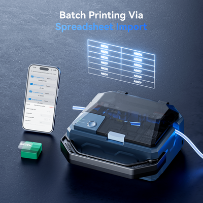 NB801 - NIIMBOT - C1 CABLE THERMAL TRANSFER PRINTER - LAKE BLUE GRAY
