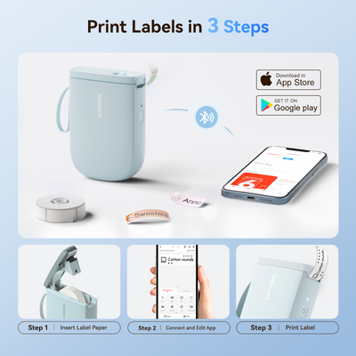 NB525 - NIIMBOT - D11_H - 300DPI - PORTABLE BLUETOOTH LABEL PRINTER INC FREE LABEL ROLL