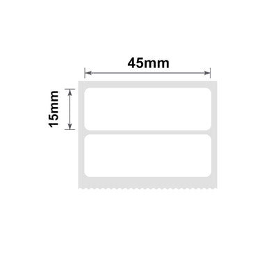 NB194 - NIIMBOT - B1 / B21 / B3S / B4 - 45X15MM/2R - 460 WHITE LABELS