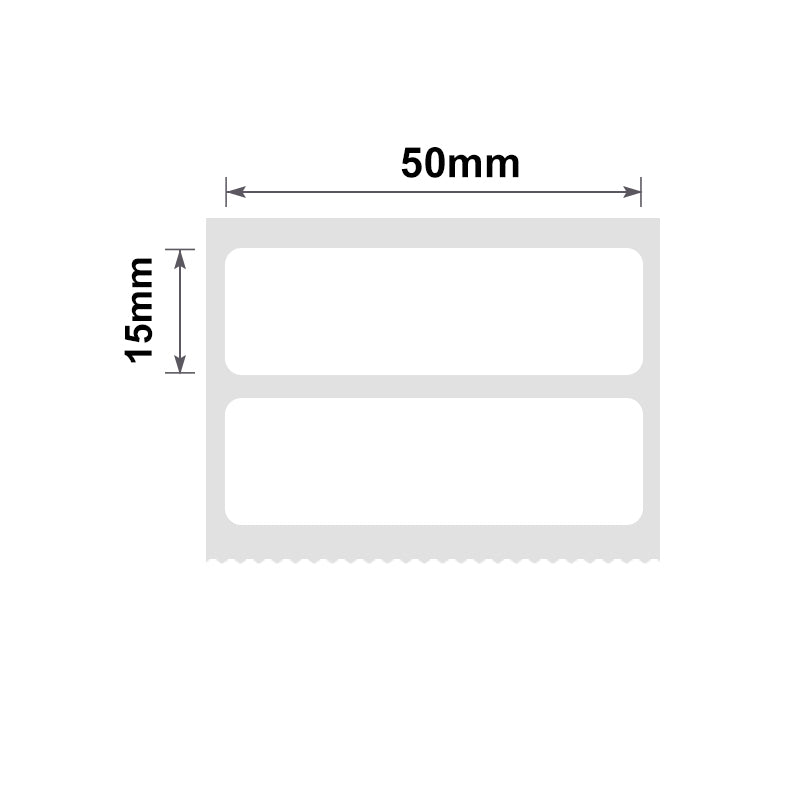 NB199 - NIIMBOT - B1 / B21 / B3S / B4 - 50X15MM/2R - 460 WHITE LABELS