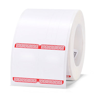 NB204 - NIIMBOT - B1 / B21 / B3S / B4 - 30X70MM - 100 RED BORDER RING JEWELLERY LABELS