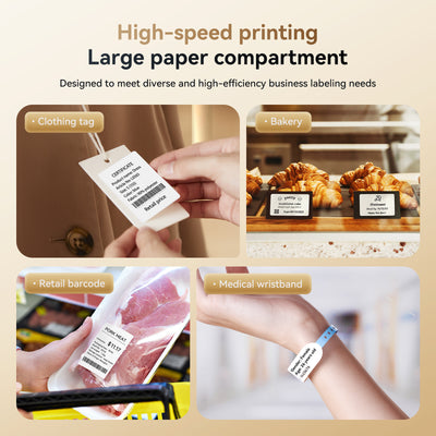 NB605 - NIIMBOT - K3 - THERMAL BUSINESS BLUETOOTH LABEL PRINTER - INCL 50X30MM LABEL ROLL WITH 900 LABELS