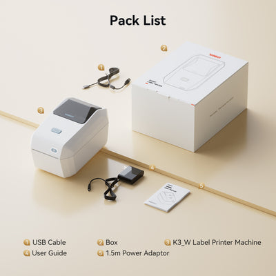 NB606 - NIIMBOT - K3_W - THERMAL BUSINESS BLUETOOTH & WIFI LABEL PRINTER