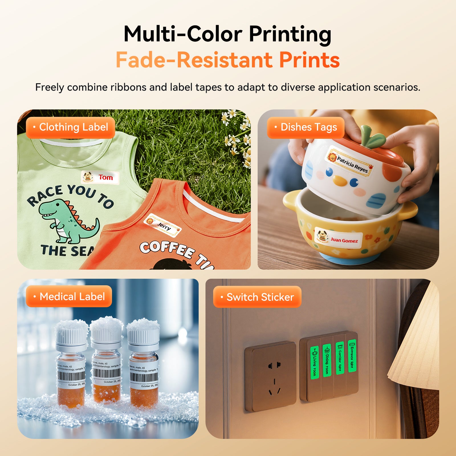NB623 - NIIMBOT - N1 - BLUETOOTH THERMAL TRANSFER LABEL PRINTER INCL FREE WHITE LABEL & BLACK CARTRIDGE (14X50MM)