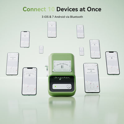 NB109 - NIIMBOT - B21S - PORTABLE THERMAL LABEL BLUETOOTH PRINTER INCL FREE LABEL (50X30MM)