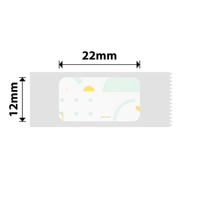 NB122 - NIIMBOT - D11 / D101 / D110 / H1S - 12X22MM - 250 POLKA DOTS LABELS