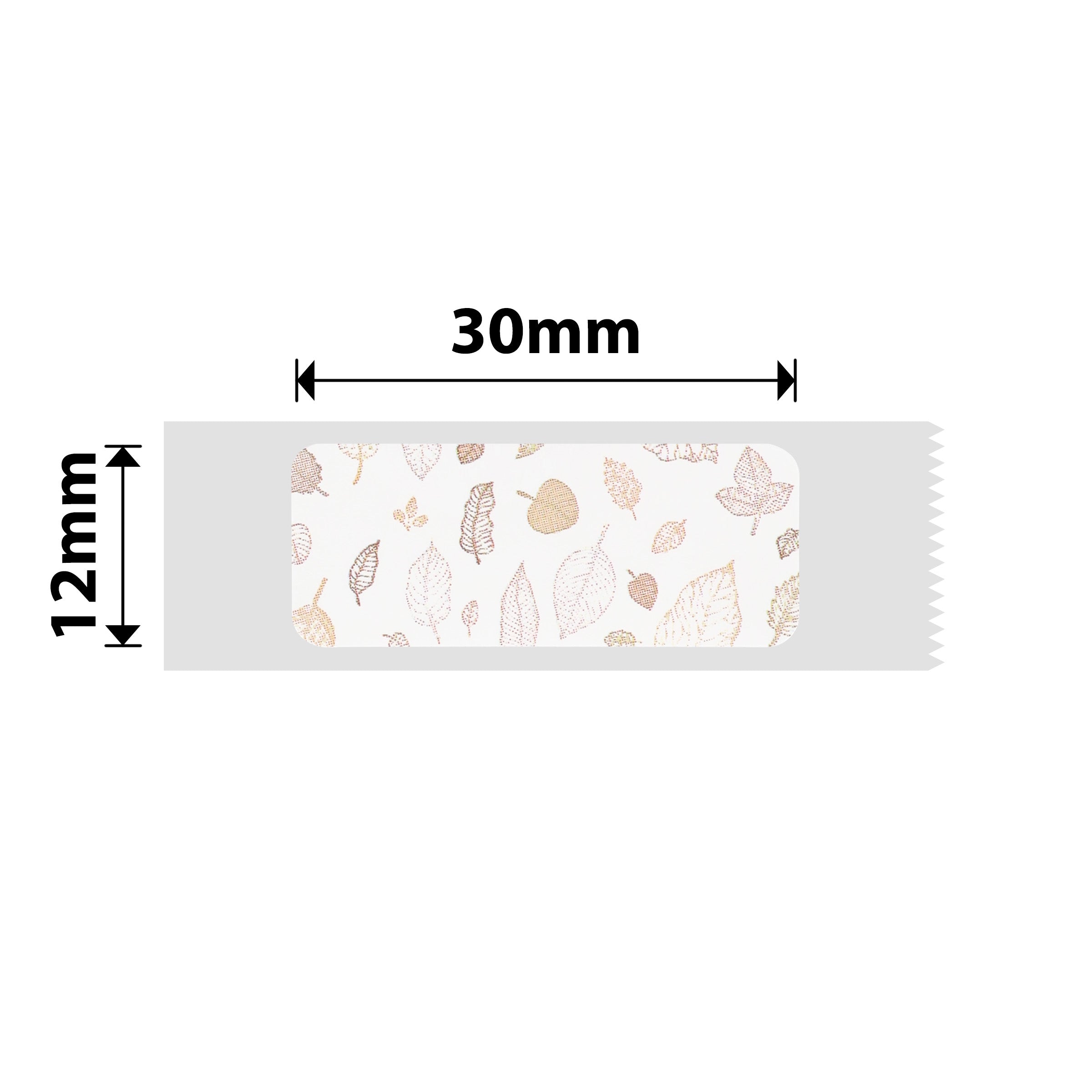 NB126 - NIIMBOT - D11 / D101 / D110 / H1S - 12X30MM - 195 MAPLE LEAF LABELS