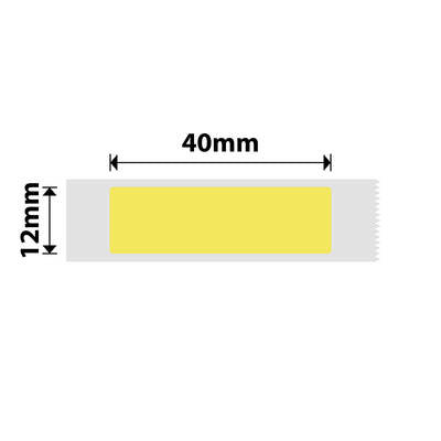 NB131 - NIIMBOT - D11 / D101 / D110 / H1S - 12X40MM - 155 BRIGHT YELLOW LABELS