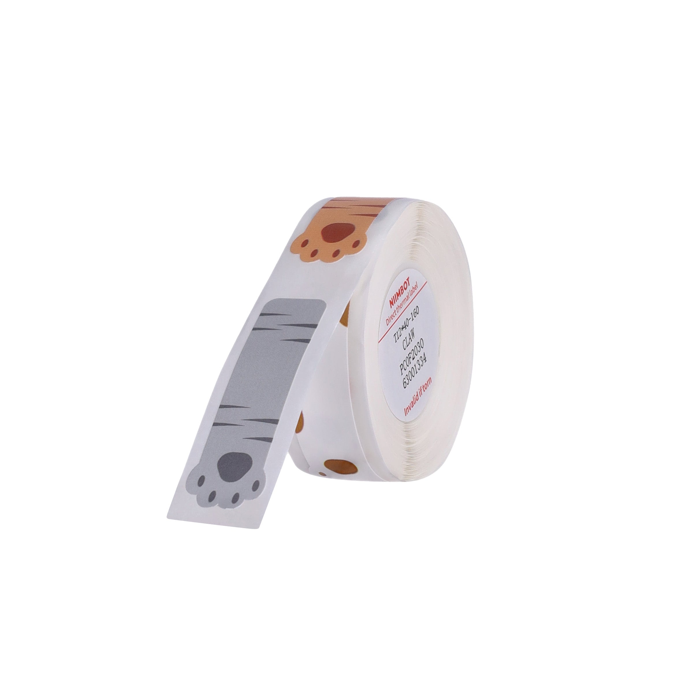 NB145 - NIIMBOT - D11 / D101 / D110 / H1S - 12X40MM - 155 CAT CLAW LABELS