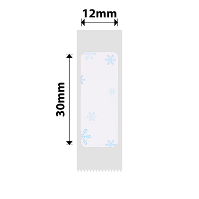 NB148 - NIIMBOT - D11 / D101 / D110 / H1S - 12X30MM - 210 BLUE SNOW LABELS