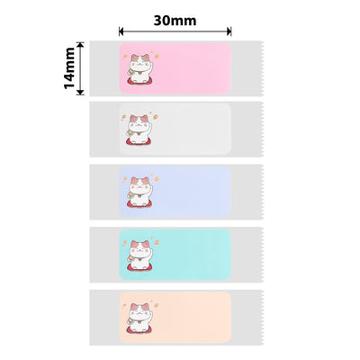 NB157 - NIIMBOT - D11 / D101 / D110 / H1S - 14X30MM - 195 LUCKY CAT LABELS