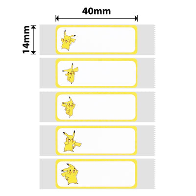NB160 - NIIMBOT - D11 / D101 / D110 / H1S - 14X40MM - 160 PIKACHU C LABELS
