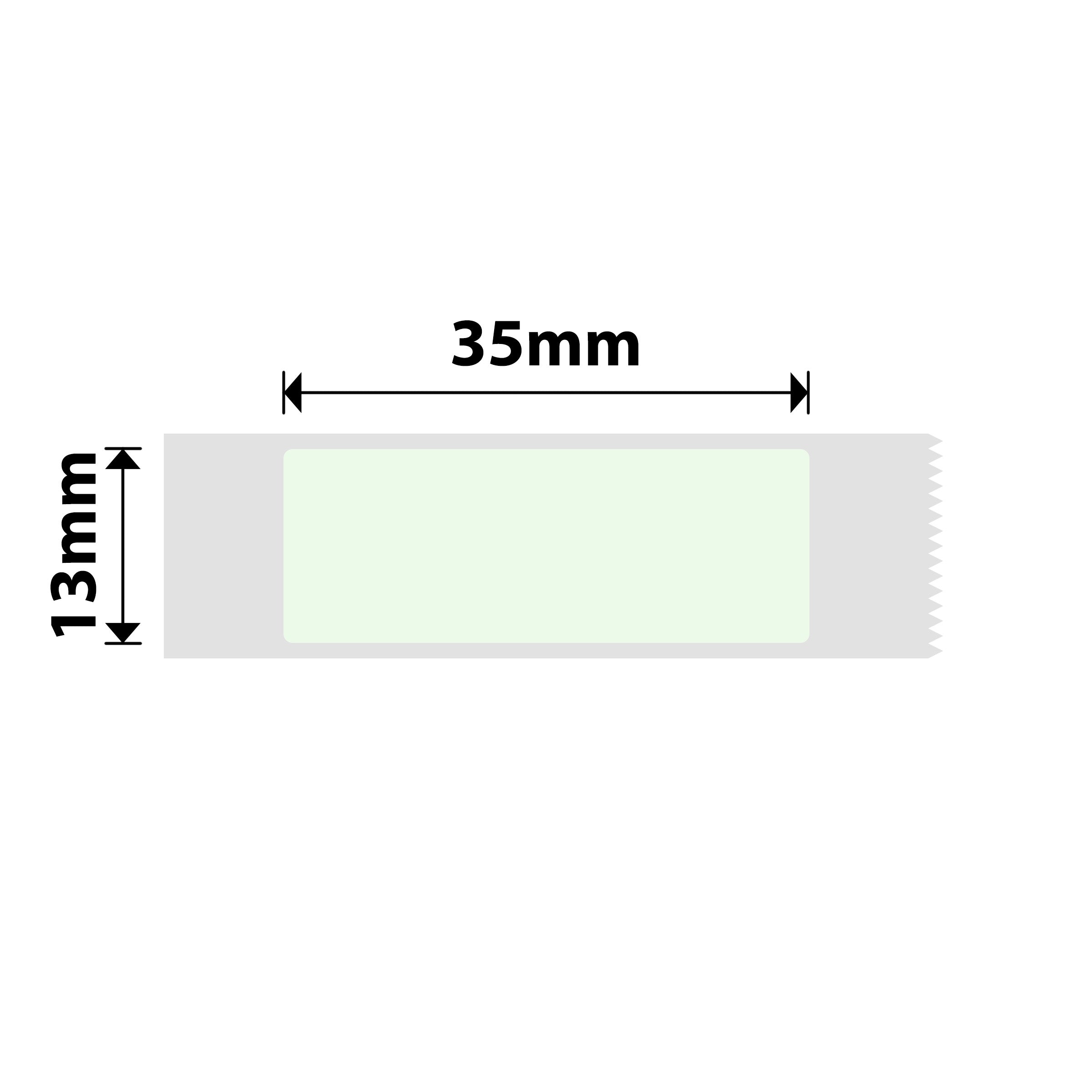 NB161 - NIIMBOT - D11 / D101 / D110 / H1S - 13X35MM - 90 LUMINOUS LABELS