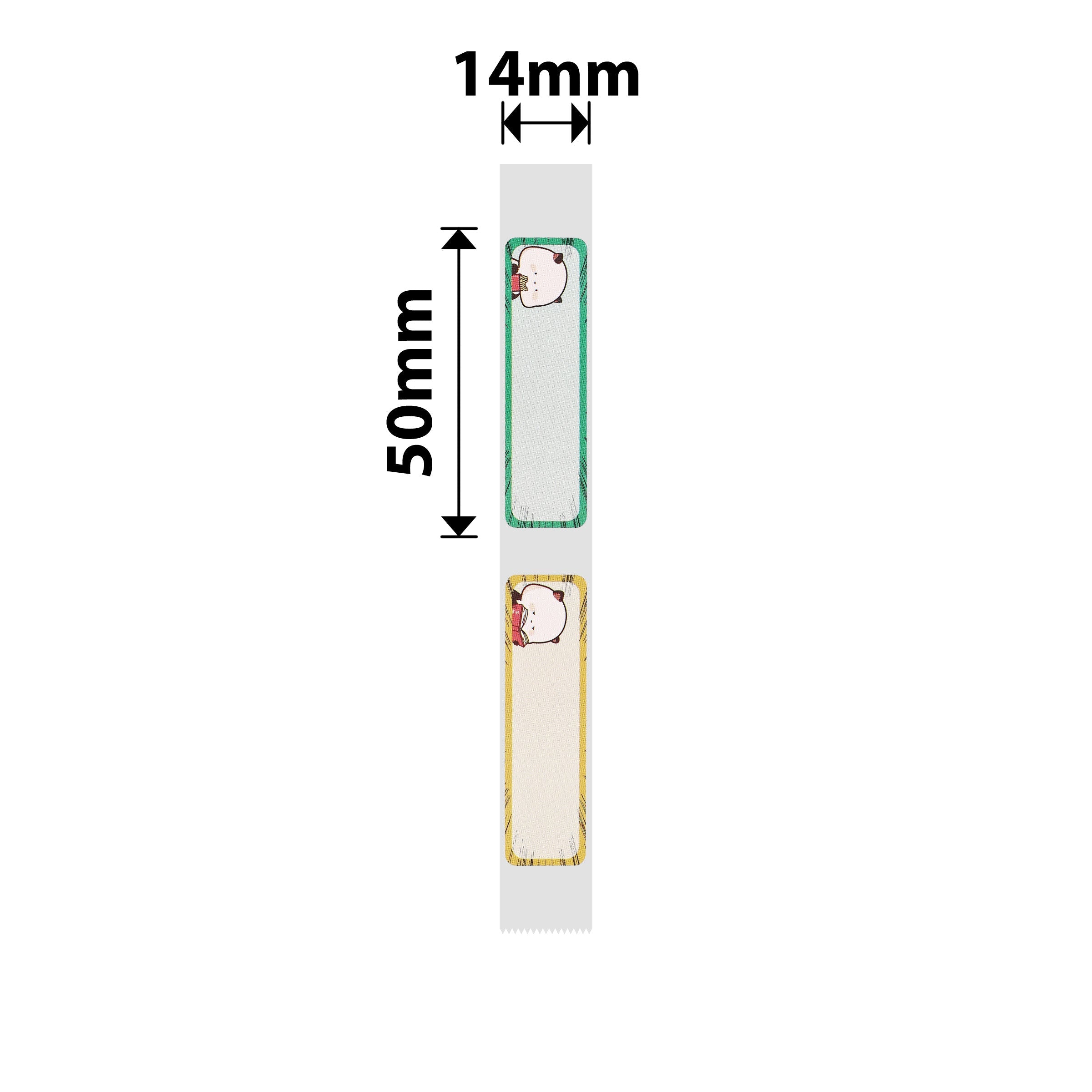 NB167 - NIIMBOT - D11 / D101 / D110 / H1S - 14X50MM - 130 WORK & REST B LABELS